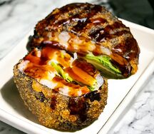 Бургер-ролл с курицей