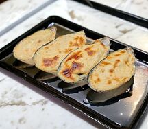 Мидии под чесночным соусом