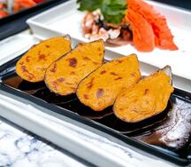 Мидии под спайси-соусом