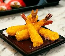 Креветки темпура