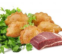 Мини-чебуреки с мраморной говядиной