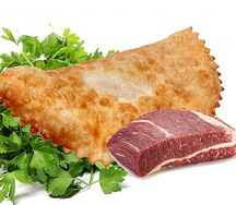 Чебурек с мраморной говядиной