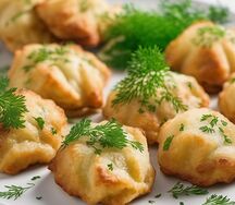 Пельмени домашние с говядиной во фритюре 