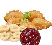 Мини-чебуреки клубника и банан