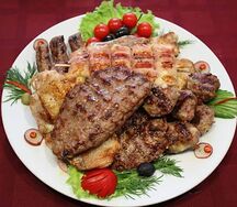 Микс на гриле