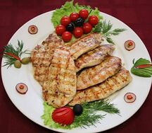 Куриное филе на гриле