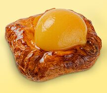 Дениш с персиком