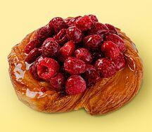 Вензель с малиной