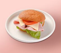 Сэндвич с сыром и ветчиной