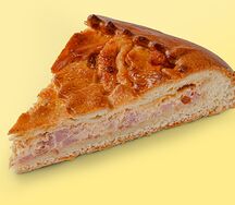 Пирог с ветчиной и сыром