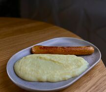 Пюре с сосиской