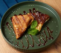 Блины с курицей и шампиньонами
