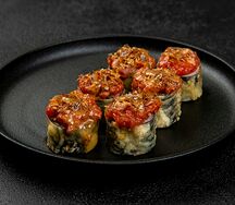 Ролл Цунами с лососем и тунцом