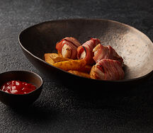 Куриная грудка в беконе с айдахо