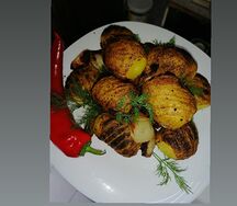 Картошка на мангале 