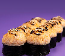 Запеченный ролл с беконом