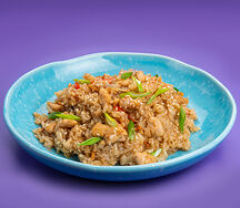 Вок с курицей и соусом терияки