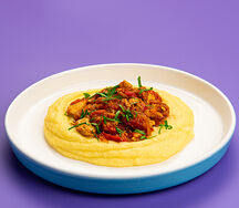 Курица по-грузински с картофельным пюре