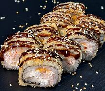 Темпура с креветкой и крабом