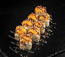 Запечённый ролл с крабом