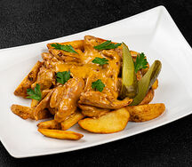 Горячая Сковорода Пикник с курицей