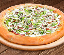 Пицца Деревенская 30 см на классическом тесте