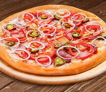 Пицца Дьябло 30 см на тонком тесте