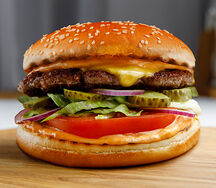 Бургер классический с котлетой из рубленой говядины