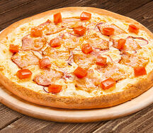 Пицца Сливочная 30 см на тонком тесте