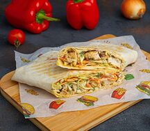 Шаурма с курицей в обычном лаваше Xxl