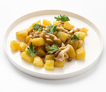 Жареный картофель с грибами