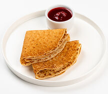 Блины с клубникой