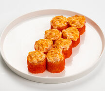 Запеченный ролл Спайси креветка и краб