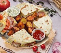 Скепасти с ветчиной и сыром