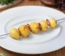 Картофель с салом