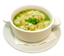 Овощной суп-пюре с пельменьками