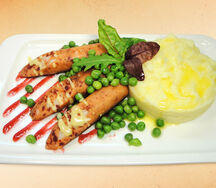 Копчёные вегетарианские сосиски