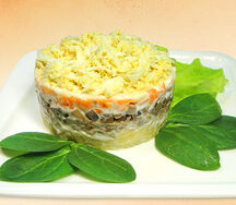 Салат Грибы под шубой