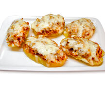 Картофель запеченный с капустой