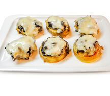 Картофель запеченный с грибами