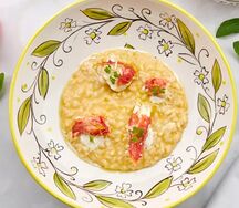 Ризотто с крабом и страчателлой