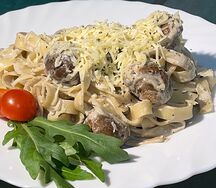 Паста Пенне с грибами