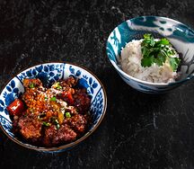 Паровой рис с курицей Kowloon