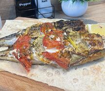 Скумбрия на мангале 