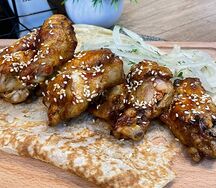 Крылья BBQ на мангале 
