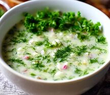 Окрошка по-азербайджански