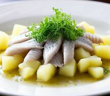 Сельдь с картофелем