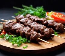 Шашлык из печени барашка