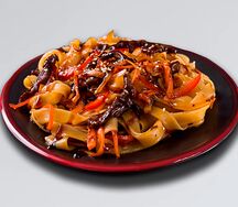 Wok с говядиной