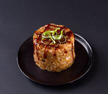 Рис с курицей в соусе терияки